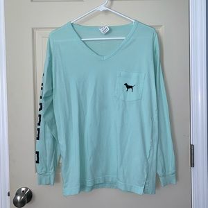 Victoria Secret PINK Long Sleeve Campus Tee